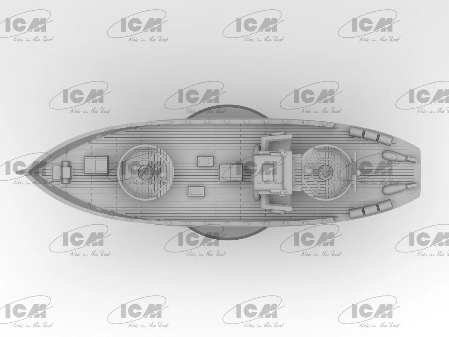 ICM 1/350 KFK Kriegsfischkutter WWII German Multi-Purpose Boat # S018 8 ICM 1/350 KFK Kriegsfischkutter WWII German Multi-Purpose Boat # S018 - Image 6