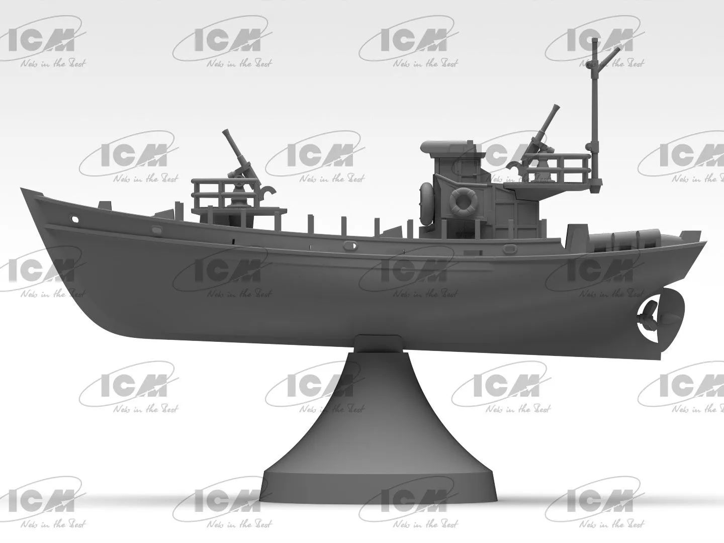 ICM 1/350 KFK Kriegsfischkutter WWII German Multi-Purpose Boat # S018 9 ICM 1/350 KFK Kriegsfischkutter WWII German Multi-Purpose Boat # S018 - Image 7