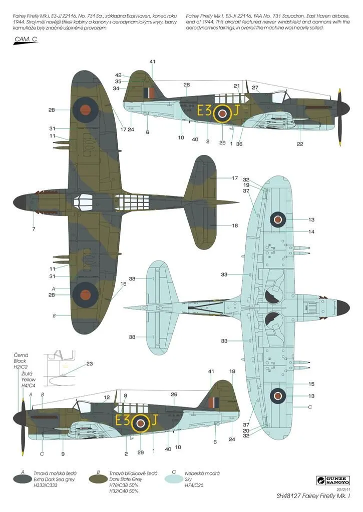 Special Hobby 1/48 Fairey Firefly Mk.I Home Fleet # 48127 4 Special Hobby 1/48 Fairey Firefly Mk.I Home Fleet # 48127 - Image 2
