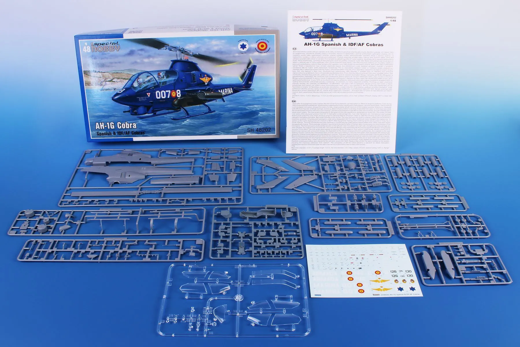Special Hobby 1/48 Bell AH-1G Cobra 'Spanish & IDF/AF Cobras' # 48202 4 Special Hobby 1/48 Bell AH-1G Cobra 'Spanish & IDF/AF Cobras' # 48202 - Image 2