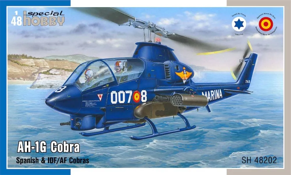 Special Hobby 1/48 Bell AH-1G Cobra 'Spanish & IDF/AF Cobras' # 48202 3 Special Hobby 1/48 Bell AH-1G Cobra 'Spanish & IDF/AF Cobras' # 48202