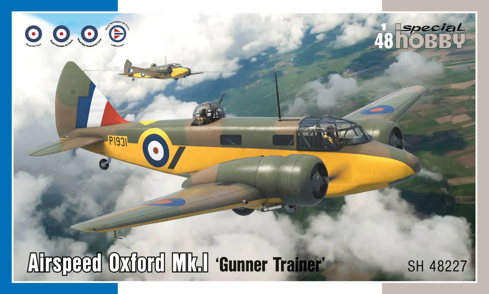 Special Hobby 1/48 Airspeed Oxford Mk.I 'Gunner Trainer' # 48227 3 Special Hobby 1/48 Airspeed Oxford Mk.I 'Gunner Trainer' # 48227