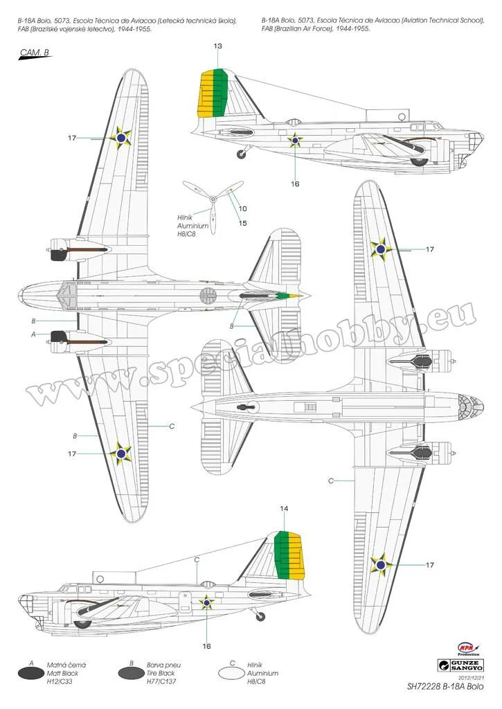 Special Hobby 1/72 Douglas B-18A Bolo 'At War' # 72228 6 Special Hobby 1/72 Douglas B-18A Bolo 'At War' # 72228 - Image 4