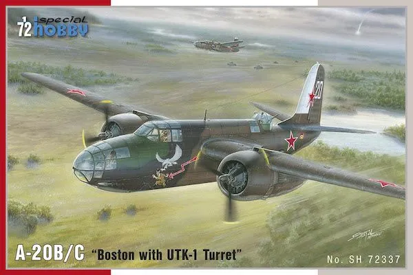 Special Hobby 1/72 Douglas A-20B/C Boston With UTK-1 Turret # 72337 3 Special Hobby 1/72 Douglas A-20B/C Boston With UTK-1 Turret # 72337