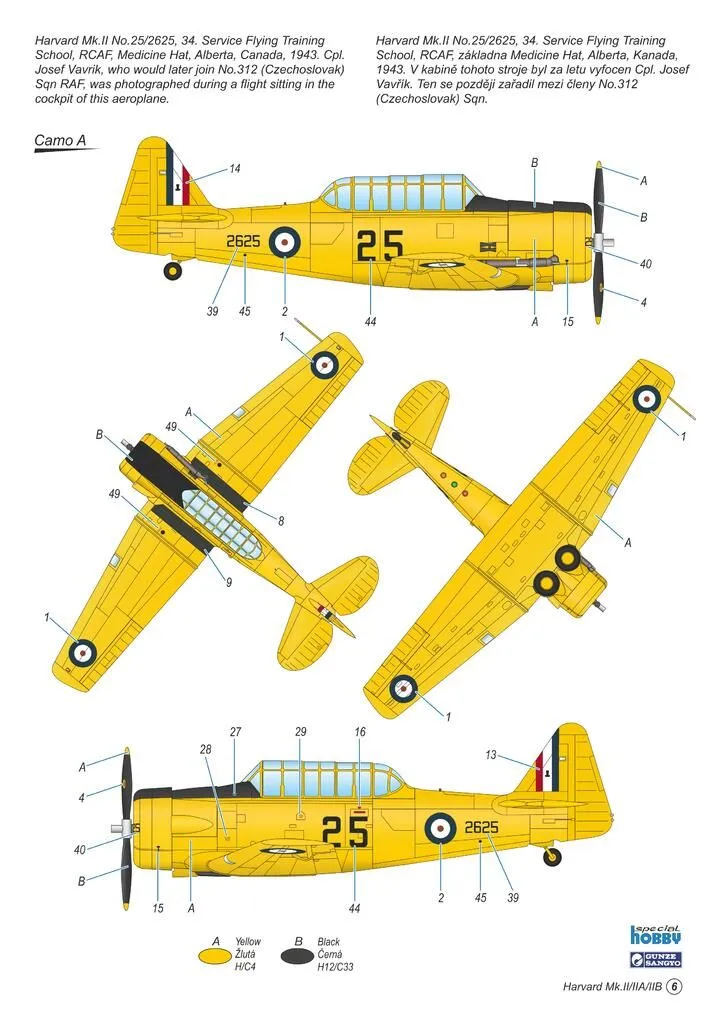 Special Hobby 1/72 Harvard Mk.II/IIA/IIB # 72447 4 Special Hobby 1/72 Harvard Mk.II/IIA/IIB # 72447 - Image 2