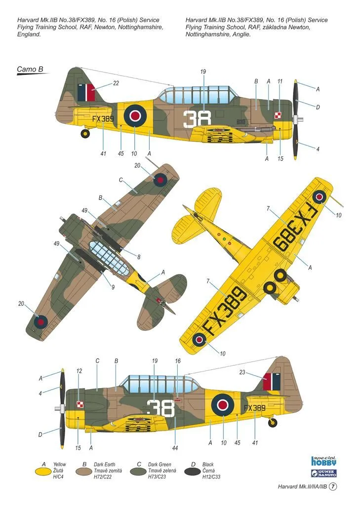 Special Hobby 1/72 Harvard Mk.II/IIA/IIB # 72447 5 Special Hobby 1/72 Harvard Mk.II/IIA/IIB # 72447 - Image 3