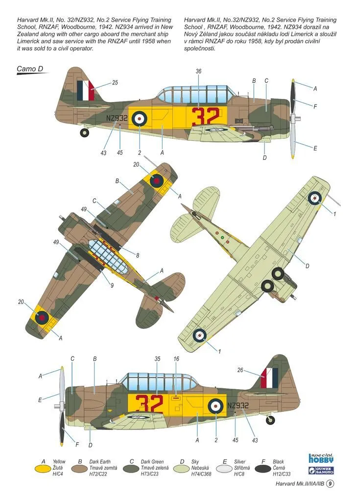 Special Hobby 1/72 Harvard Mk.II/IIA/IIB # 72447 7 Special Hobby 1/72 Harvard Mk.II/IIA/IIB # 72447 - Image 5