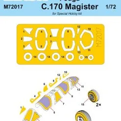 Special Hobby 1/72 Fouga C.170 Magister Pre-cut Paint Mask # M72017