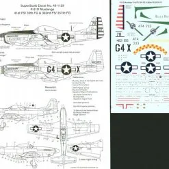 Microscale 1/48 North-American P-51D Mustang # 481129 -Aircraft Kits Sales ss481129