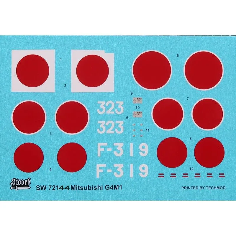 Sword 1/72 Mitsubishi G4M1 Betty # 72144 6 Sword 1/72 Mitsubishi G4M1 Betty # 72144 - Image 4