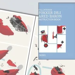 EModels Suyata Cartoon Series Fokker Dr I & Red Baron # SK001 -Aircraft Kits Sales sysk001 12