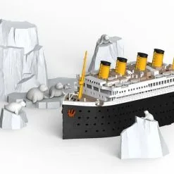EModels Suyata Cartoon Series Titanic - Seals & Iceberg Scene # SL001 -Aircraft Kits Sales sysl001 12