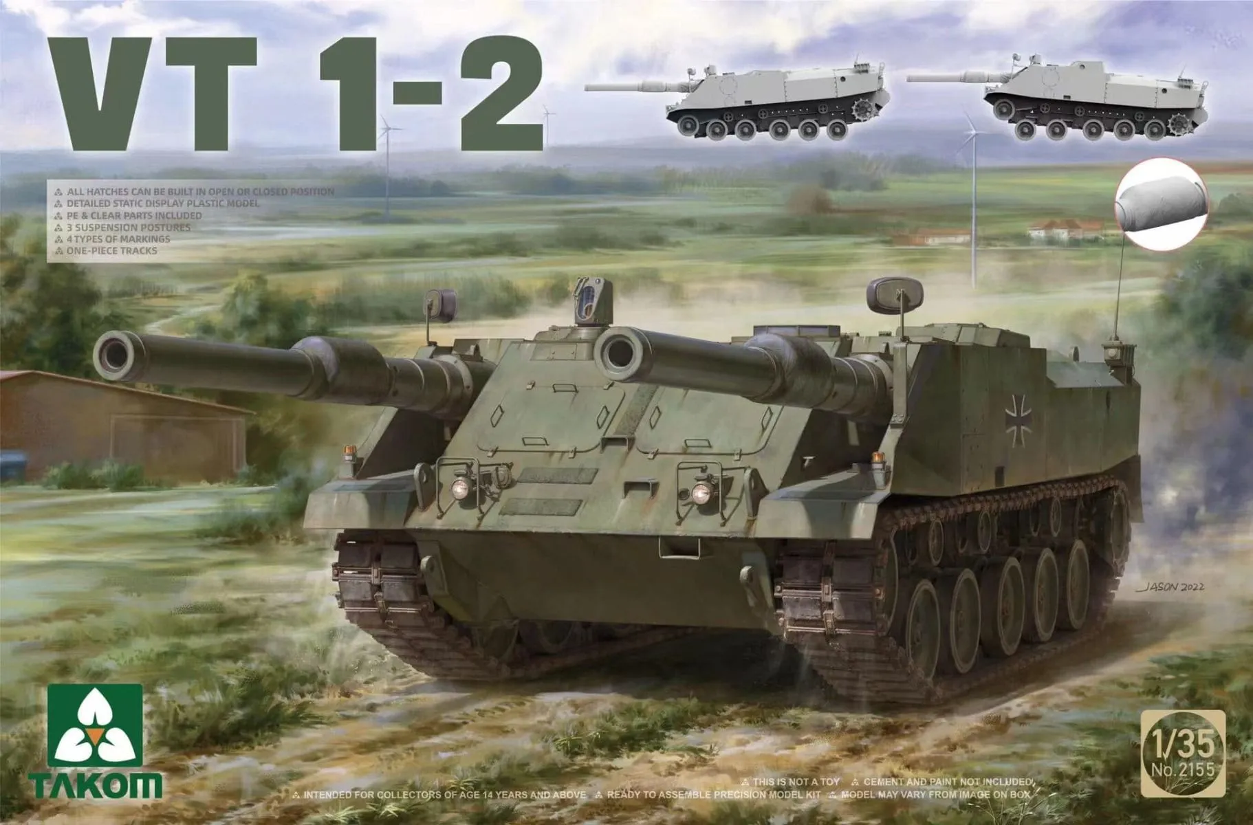 Takom 1/35 German VT 1-2 # 02155 4 Takom 1/35 German VT 1-2 # 02155 - Image 2