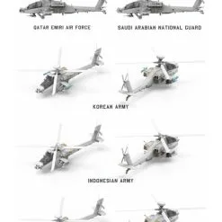 Takom 1/35 Boeing AH-64E Attack Helicopter (Limited Edition) E' Of The World # 02603 10 Takom 1/35 Boeing AH-64E Attack Helicopter (Limited Edition) E' Of The World # 02603 -Aircraft Kits Sales tak02603 3