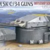 Takom 1/72 Scharnhorst Turret B, 28cm SK C/34 Guns WWII German Navy # 05016 -Aircraft Kits Sales tak05016