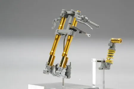 Tamiya 1/12 Kawasaki Ninja ZX-RR Front Fork Set # 12619 - Detailing Parts 4 Tamiya 1/12 Kawasaki Ninja ZX-RR Front Fork Set # 12619 - Detailing Parts - Image 2