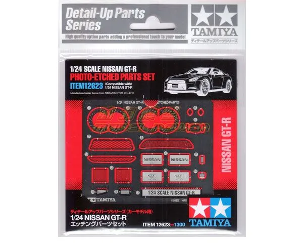 Tamiya 1/24 Nissan GT-R Photo Etched Parts # 12623 - Plastic Model Kit 3 Tamiya 1/24 Nissan GT-R Photo Etched Parts # 12623 - Plastic Model Kit