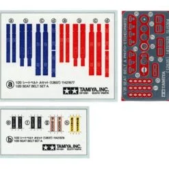 Tamiya 1/20 Seat Belt Set A # 12637 - Plastic Model Kit