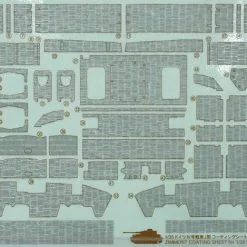 Tamiya 1/35 Zimmerit Coating Sheet Panzer # 12650