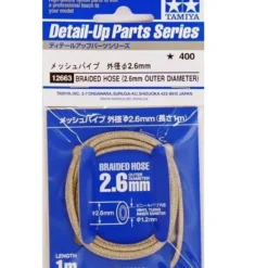 Tamiya Braided Hose - Outer Diameter 2.6mm # 12663