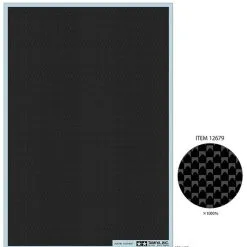 Tamiya 1/24 Carbon Pattern Decal Set - Plain Weave/Fine # 12679