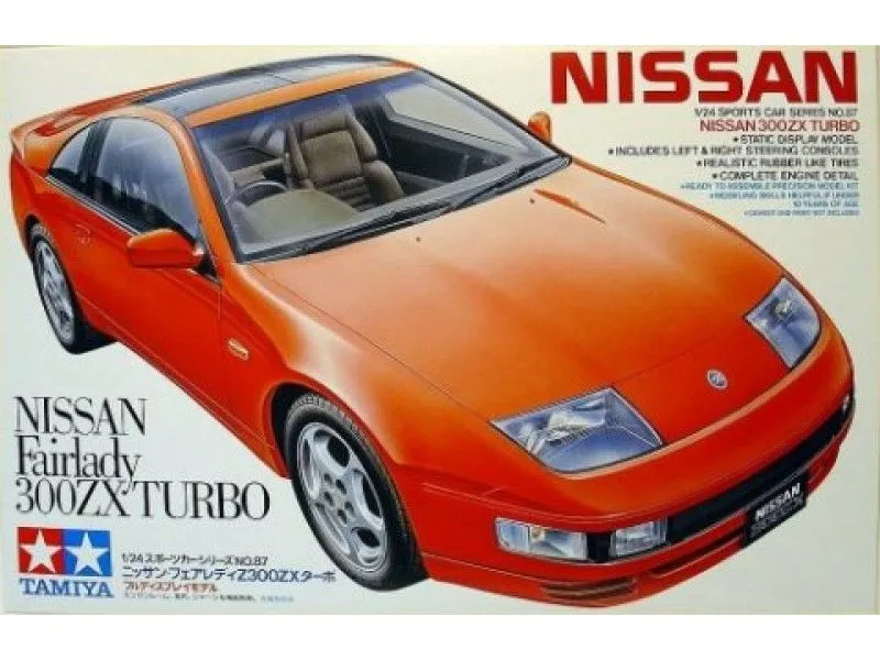 Tamiya 1/24 Nissan 300ZX Turbo # 24087 - Plastic Model Kit 3 Tamiya 1/24 Nissan 300ZX Turbo # 24087 - Plastic Model Kit
