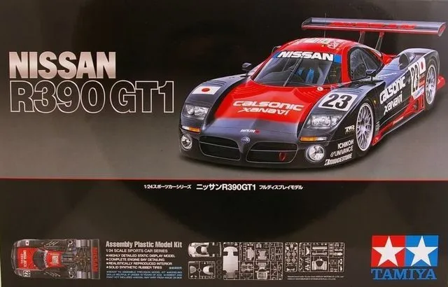 Tamiya 1/24 Nissan R390 GT1 # 24192 - Plastic Model Kit 4 Tamiya 1/24 Nissan R390 GT1 # 24192 - Plastic Model Kit - Image 2