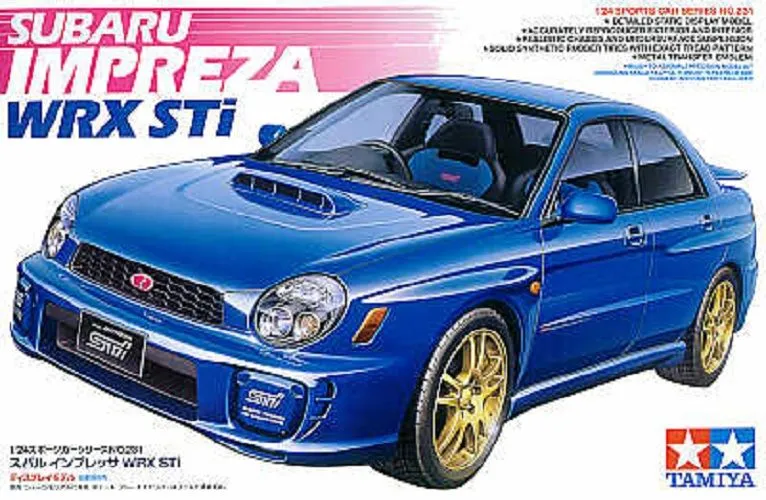 Tamiya 1/24 Subaru Impreza Sti # 24231 - Plastic Model Kit 3 Tamiya 1/24 Subaru Impreza Sti # 24231 - Plastic Model Kit