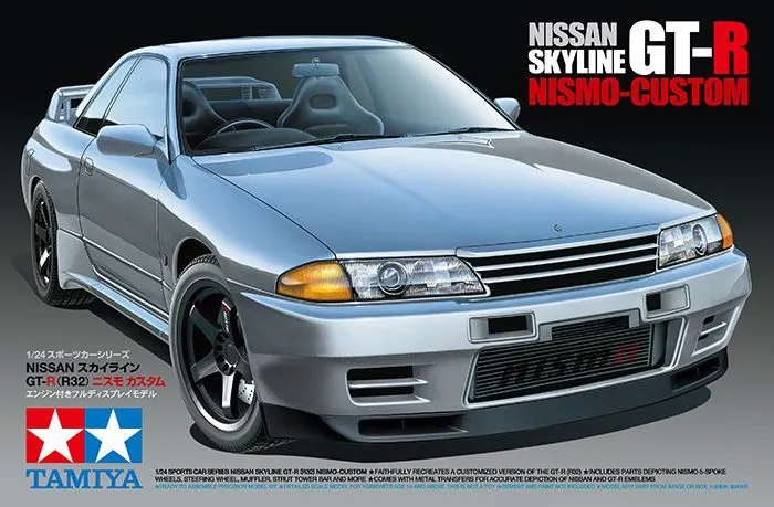 Tamiya 1/24 Nissan Skyline GT-R (R32) Nismo-Custom # 24341 - Plastic Model Kit 11 Tamiya 1/24 Nissan Skyline GT-R (R32) Nismo-Custom # 24341 - Plastic Model Kit - Image 9