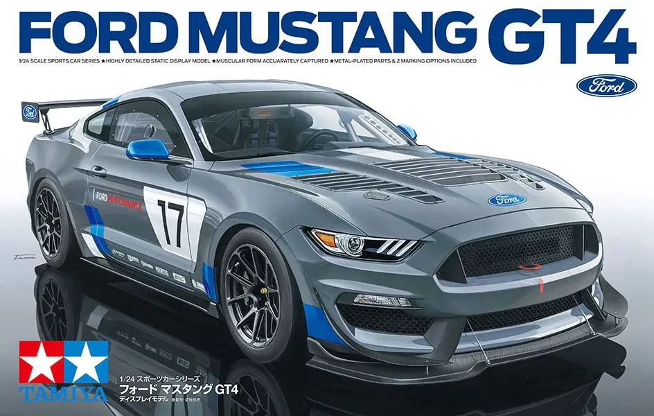 Tamiya 1/24 Ford Mustang GT4 # 24354 4 Tamiya 1/24 Ford Mustang GT4 # 24354 - Image 2