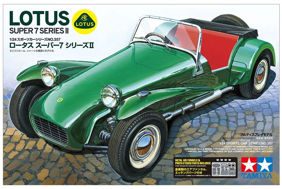 Tamiya 1/24 Lotus Super 7 Series II # 24357 3 Tamiya 1/24 Lotus Super 7 Series II # 24357