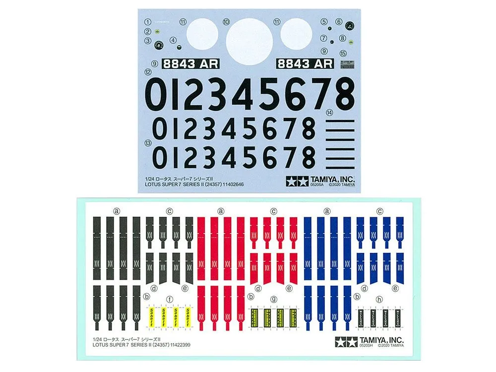 Tamiya 1/24 Lotus Super 7 Series II # 24357 9 Tamiya 1/24 Lotus Super 7 Series II # 24357 - Image 7