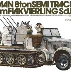 Tamiya 1/35 German Sd.Kfz. 7/1 8 Ton Halftrack W/20mm Flakvierling # 35050