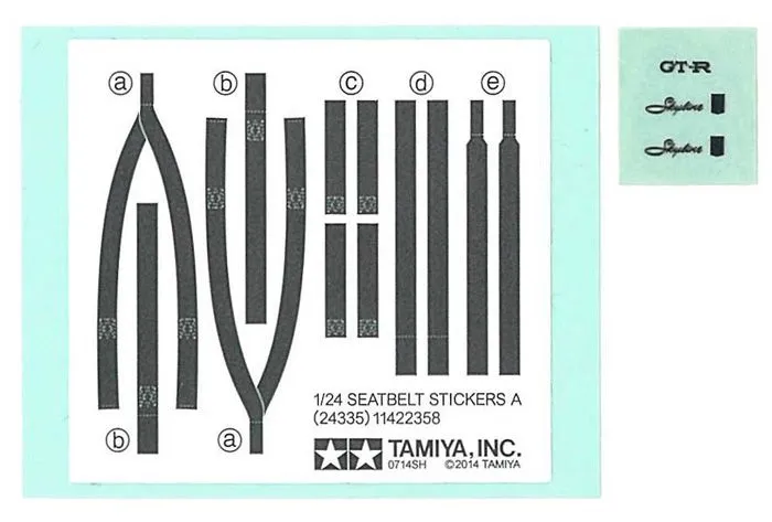 Tamiya 1/24 Nissan Skyline 2000 GT-R Street-Custom # 24335 - Plastic Model Kit 8 Tamiya 1/24 Nissan Skyline 2000 GT-R Street-Custom # 24335 - Plastic Model Kit - Image 6