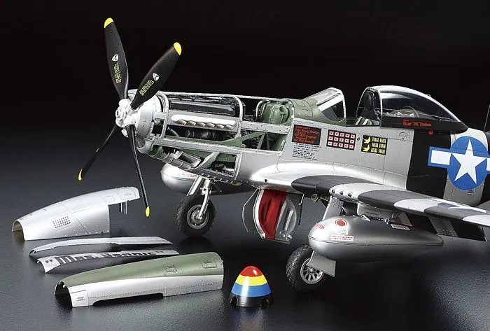 Tamiya 1/32 NORTH AMERICAN P-51D/K MUSTANG # 60323 - Plastic Model Kit 6 Tamiya 1/32 NORTH AMERICAN P-51D/K MUSTANG # 60323 - Plastic Model Kit - Image 4