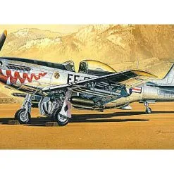 Tamiya 1/48 N.A. F-51D Mustang Korean War # 61044 - Plastic Model Kit