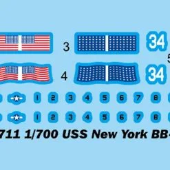 Trumpeter 1/700 USS New York BB-34 # 06711 -Aircraft Kits Sales tm06711mpic2