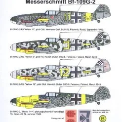 Techmod 1/72 Messerschmitt Bf-109G-2 # 72051 -Aircraft Kits Sales tm72051 1