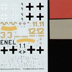 Techmod 1/72 Messerschmitt Bf-109G-2 # 72051 -Aircraft Kits Sales tm72051 4