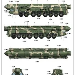 Trumpeter 1/35 15U175 TEL Of RS-12M1 Topol-M ICBM Complex # 01082 -Aircraft Kits Sales trm01082 5