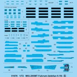 Trumpeter 1/72 MIG-29 SMT Fulcrum (Izdeliye 9.19) # 01676 17 Trumpeter 1/72 MIG-29 SMT Fulcrum (Izdeliye 9.19) # 01676 -Aircraft Kits Sales trm01676pic5