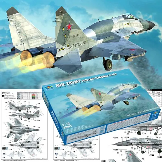 Trumpeter 1/72 MIG-29 SMT Fulcrum (Izdeliye 9.19) # 01676 14 Trumpeter 1/72 MIG-29 SMT Fulcrum (Izdeliye 9.19) # 01676 - Image 12