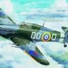 Trumpeter 1/24 Hawker Hurricane Mk.IIC # 02415 - Plastic Model Kit -Aircraft Kits Sales trm02415