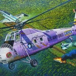 Trumpeter 1/48 Sikorsky HH-34J USAF Combat Rescue (ex-Gallery) # 02884