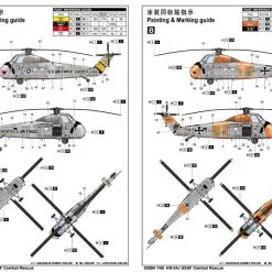 Trumpeter 1/48 Sikorsky HH-34J USAF Combat Rescue (ex-Gallery) # 02884 -Aircraft Kits Sales trm02884 3