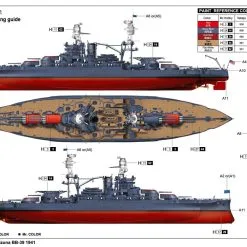 Trumpeter 1/200 USS Arizona BB-39 1941 Limited Edition # 03701 - Plastic Model Kit 8 Trumpeter 1/200 USS Arizona BB-39 1941 Limited Edition # 03701 - Plastic Model Kit -Aircraft Kits Sales trm03701pic2