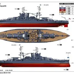 Trumpeter 1/200 USS Arizona BB-39 1941 Limited Edition # 03701 - Plastic Model Kit 9 Trumpeter 1/200 USS Arizona BB-39 1941 Limited Edition # 03701 - Plastic Model Kit -Aircraft Kits Sales trm03701pic3