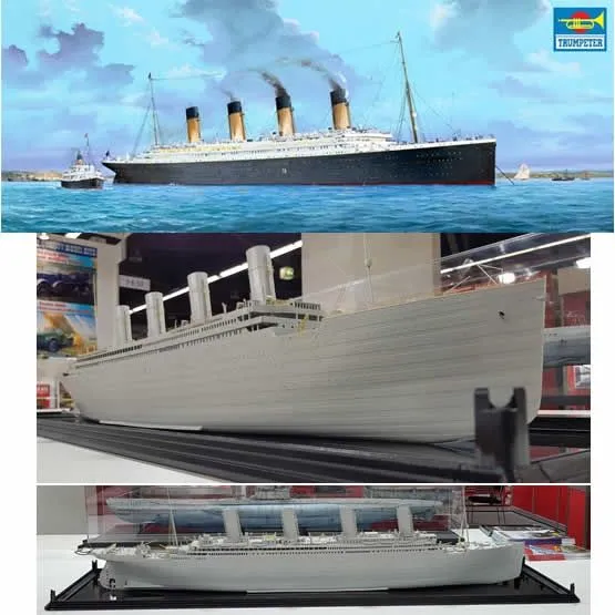 Trumpeter 1/200 R.M.S TITANIC W/ LED Light Set # 03719 15 Trumpeter 1/200 R.M.S TITANIC W/ LED Light Set # 03719 - Image 13