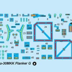 Trumpeter 1/144 Sukhoi SU-30MK Flanker G # 03917 - Plastic Model Kit 12 Trumpeter 1/144 Sukhoi SU-30MK Flanker G # 03917 - Plastic Model Kit -Aircraft Kits Sales trm03917pic6