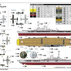 Trumpeter 1/350 Aircraft Carrier Weser # 05633 -Aircraft Kits Sales trm05633 3